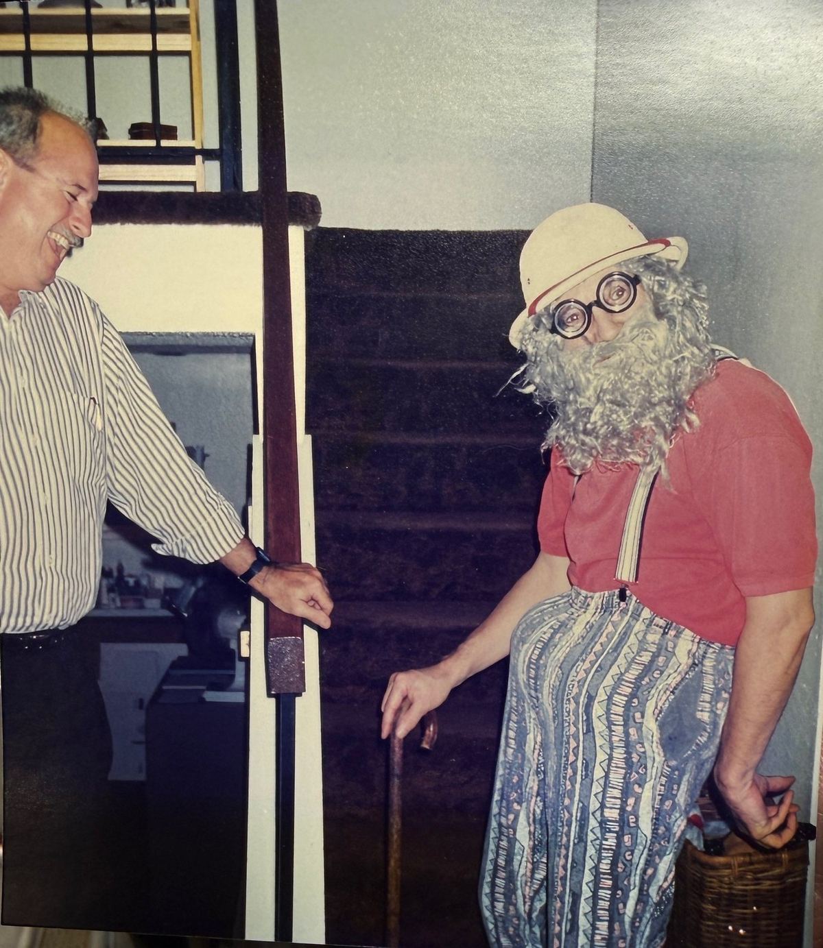 Joseph in costume for a comedic role