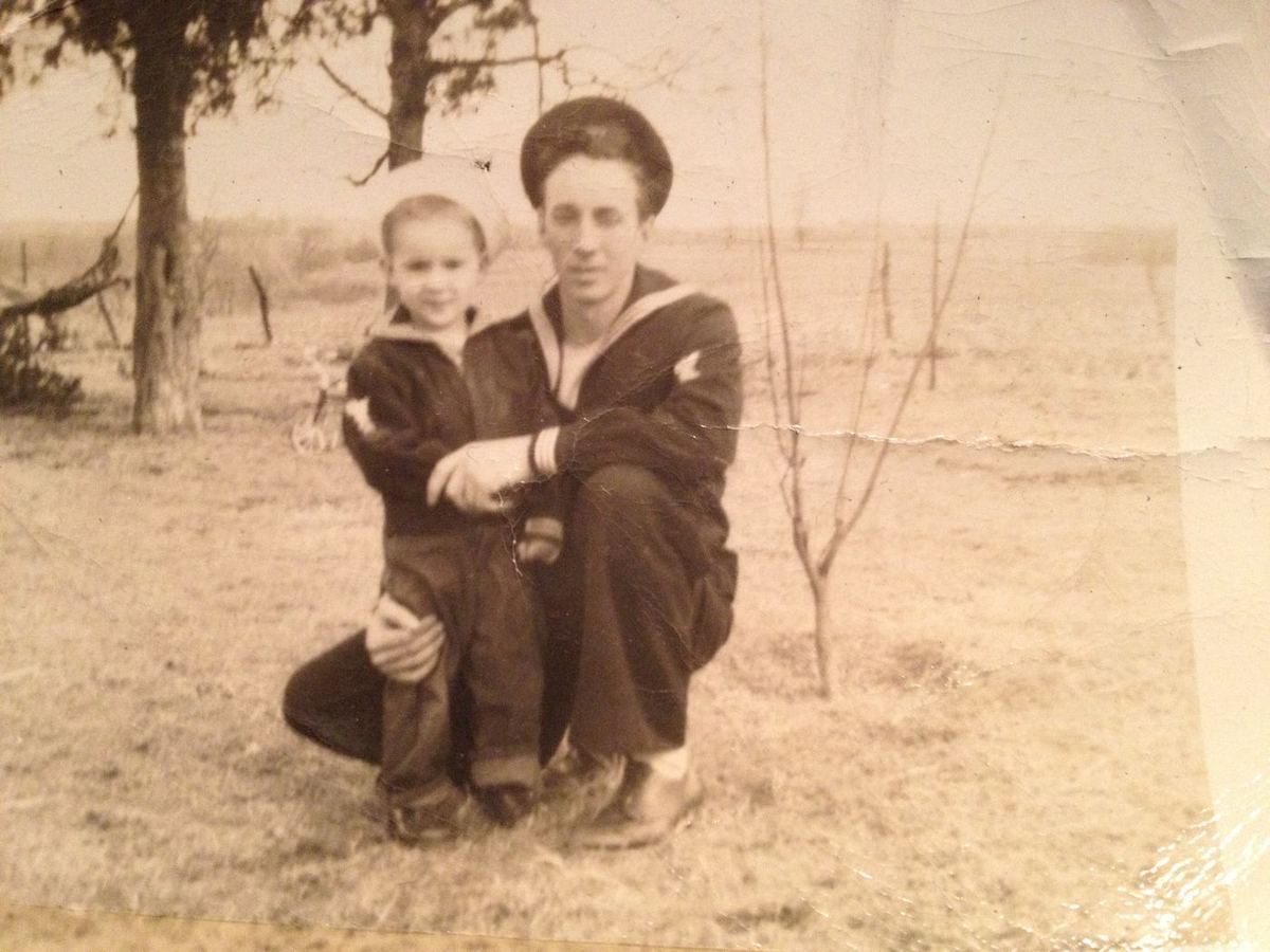 Young Joseph with his father